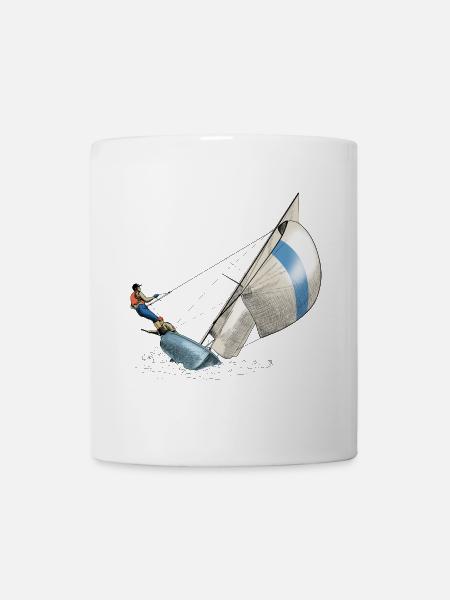 sailing - Mug - white