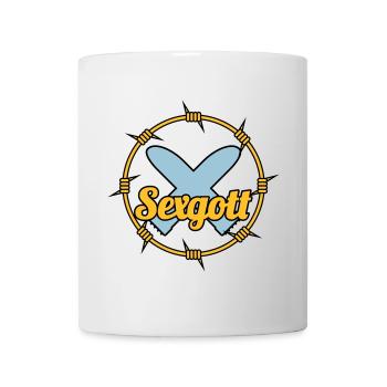 Sexgott | Dildo | Cock - Mug blanc - blanc - Devant