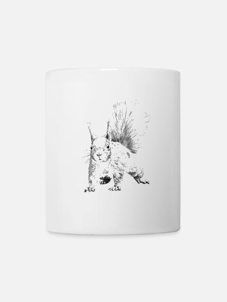 squirrel - Mug blanc - blanc