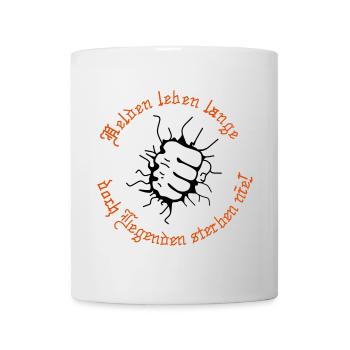 Heroes live long, but legends never die - Mug - white - Front