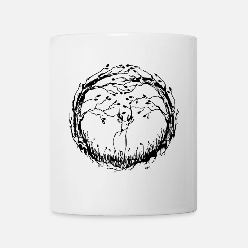 Der Wald - Tasse - Weiß