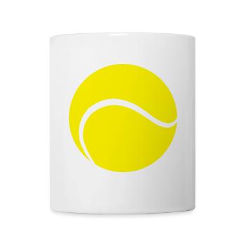 Tennisball - Tasse - Weiß - Vorne