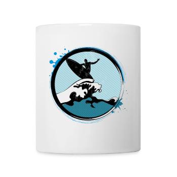 Surfer Patch - Mug - white - Front