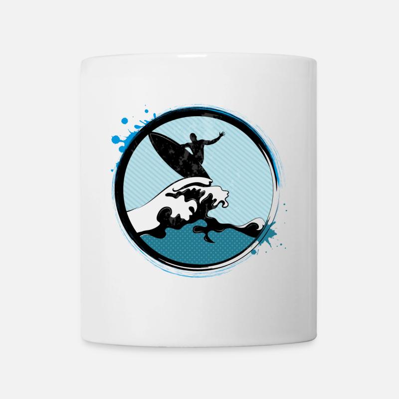 Surfer Patch - Mug - white