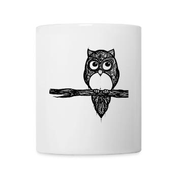 C'est chouette ! - Mug blanc - blanc - Devant