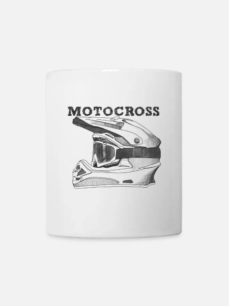 Motocross - Mug blanc - blanc