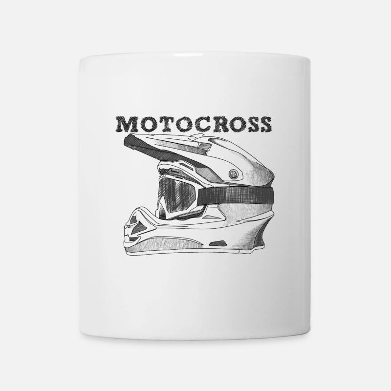 Motocross - Mug blanc - blanc