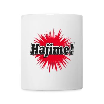 Hajime_Kampfsport - Tasse - Weiß - Vorne