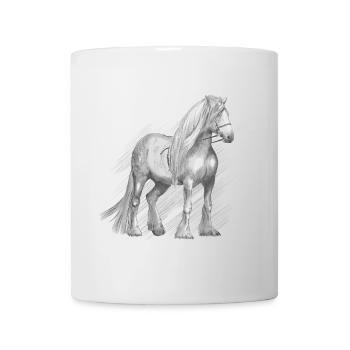 Cold-blood horse - Mug blanc - blanc - Devant