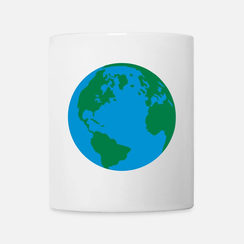 Der Globus - Tasse - Weiß