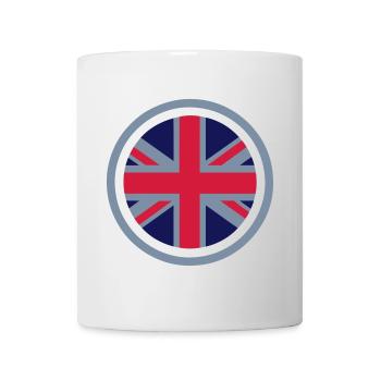 Great Britain (Union Jack) Emblem - Tasse - Weiß - Vorne