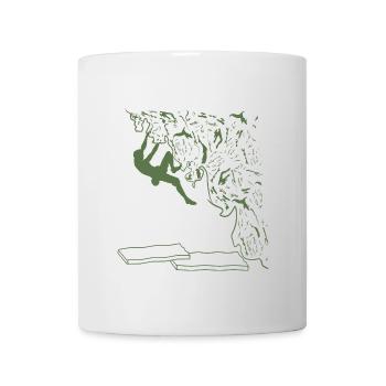 Bouldern aus Leidenschaft - Tasse - Weiß - Vorne