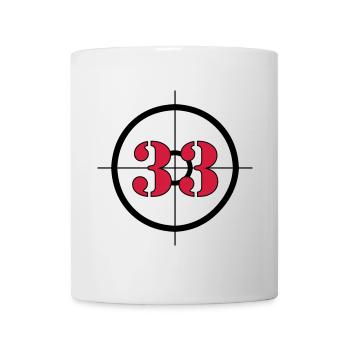 Represents: 33 (V) - Mug - white - Front
