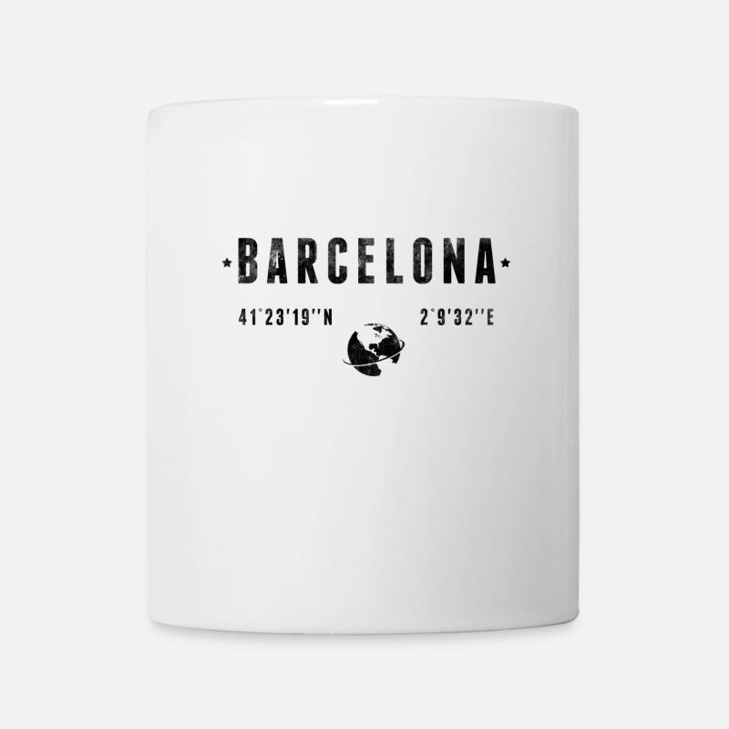Barcelona - Tasse - Weiß