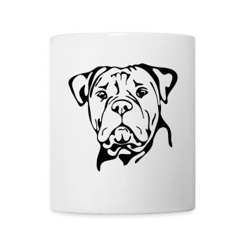 OLD ENGLISH BULLDOG OEB Wilsigns Hunde - Tasse - Weiß - Vorne
