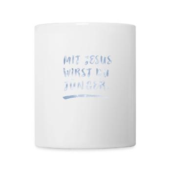 jesus jünger beten kirchentag kirche christus evan - Tasse - Weiß - Vorne