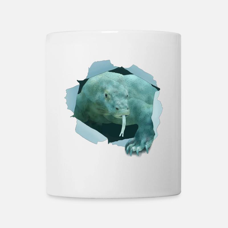 Komodowaran - Tasse - Weiß