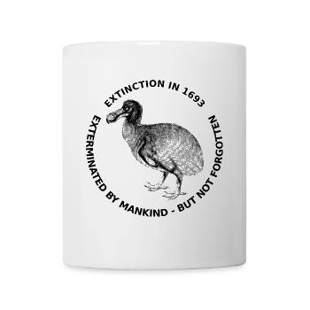 Dodo - ausgestorben 1693 - black - Tasse - Weiß - Vorne
