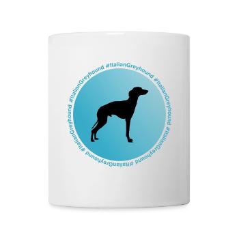 Italienisches Windspiel - Tasse - Weiß - Vorne