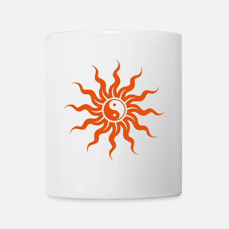 Yin Yang Sun - Mug blanc - blanc