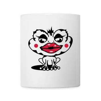 A toad with a thick lip - Mug - white - Front