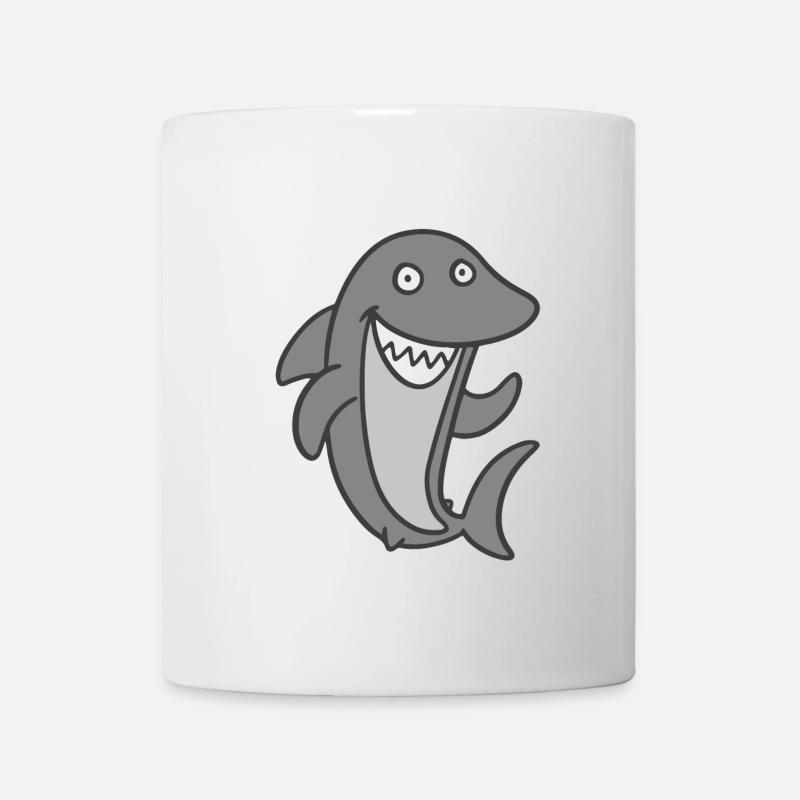 requin - Mug blanc - blanc