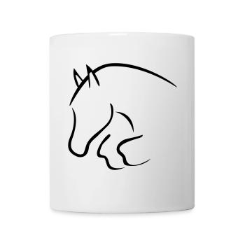 show jumper - Mug - white - Front
