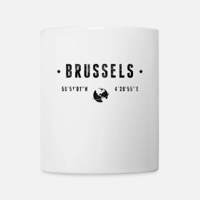 Brussels - Tasse - Weiß