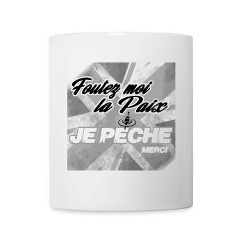 Pêche : Foutez-moi-la-paix - Mug blanc - blanc - Devant
