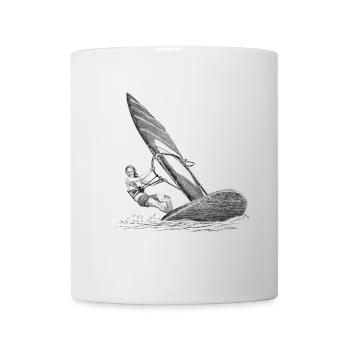 Windsurfing - Tasse - Weiß - Vorne