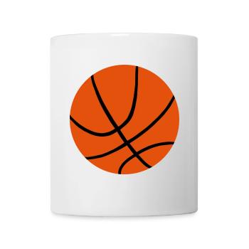 Un basket-ball - Mug blanc - blanc - Devant
