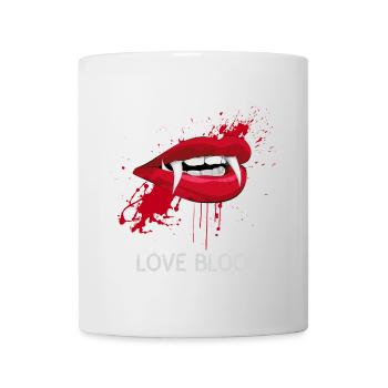 vampire dracula sang sexy bouche Halloween horreur lol - Mug blanc - blanc - Devant