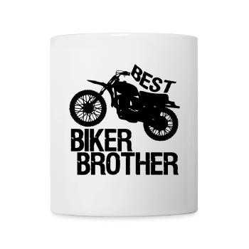 Biker Brother motocycliste cadeau - Mug blanc - blanc - Devant
