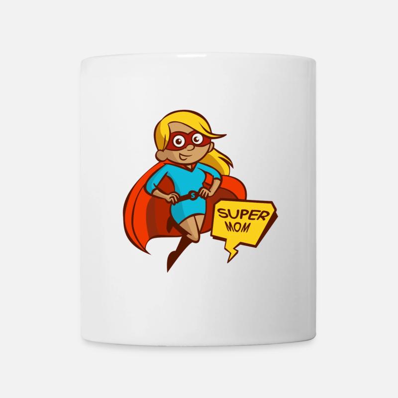 super mom - Mug blanc - blanc