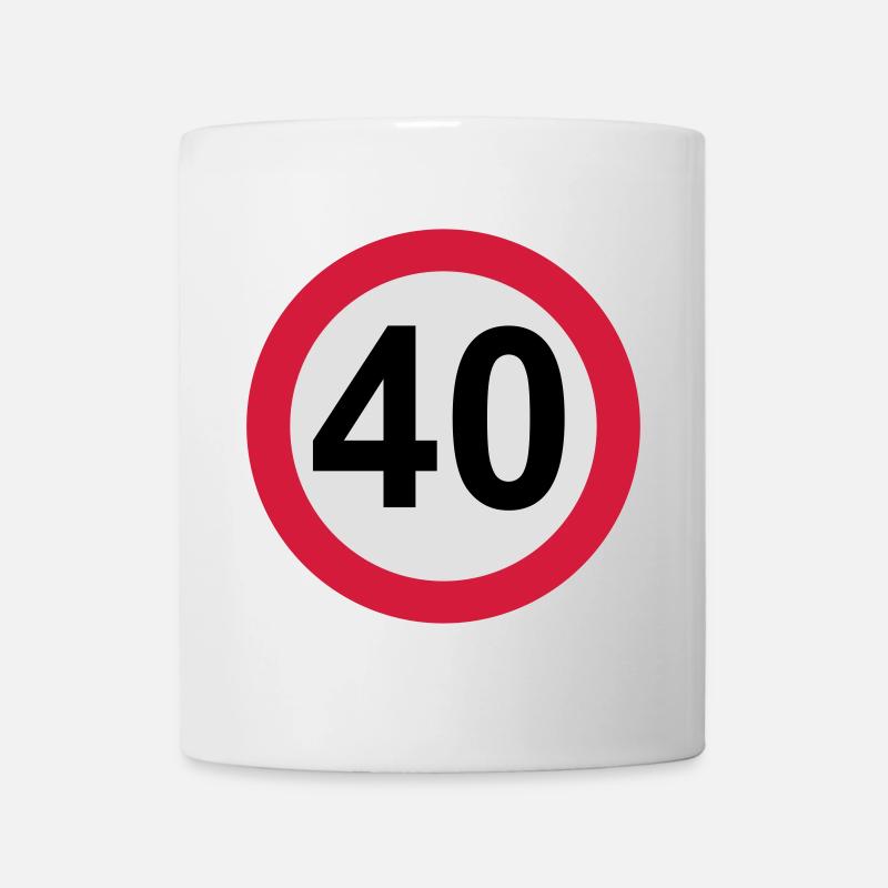 40 ans - Mug blanc - blanc