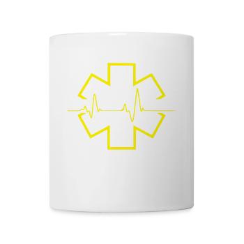ambulancier entreprise 4 - Mug blanc - blanc - Devant