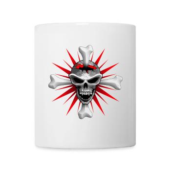 skull_bones_2 - Tasse - Weiß - Vorne