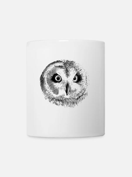 owl - Mug - white