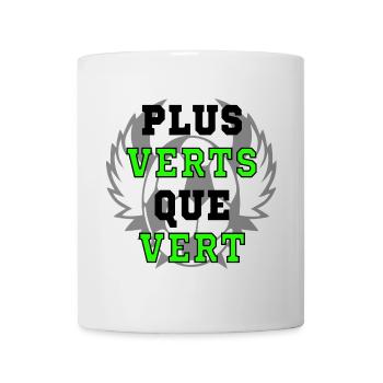 PLUS VERTS QUE VERT (ST ETIENNE) - Mug blanc - blanc - Devant