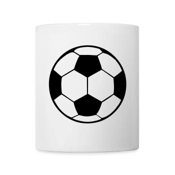 fussball - Mug blanc - blanc - Devant