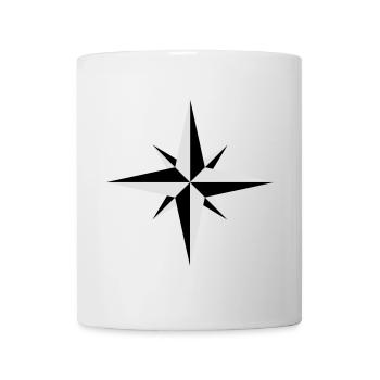 Kompass - Tasse - Weiß - Vorne