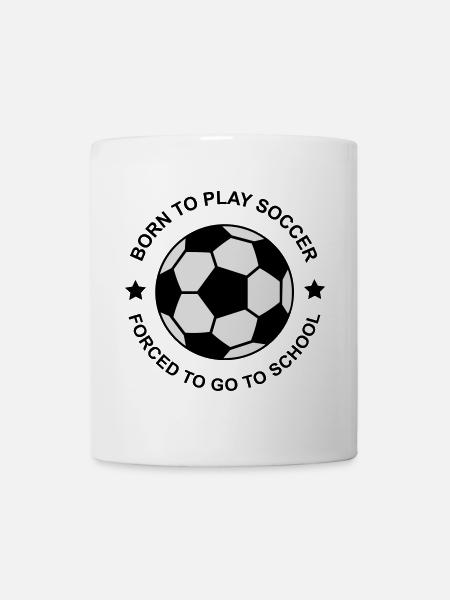 soccer - Mug blanc - blanc