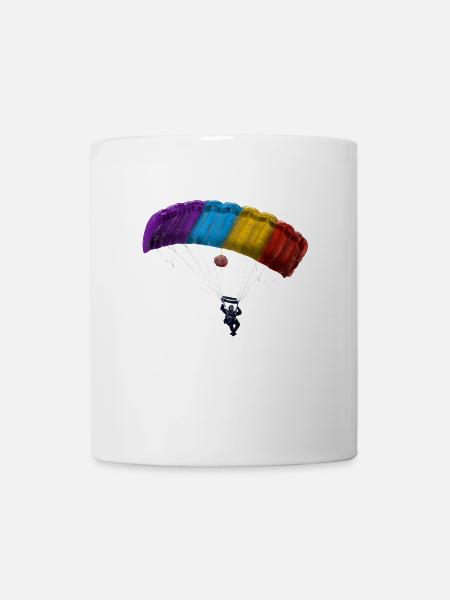 parachuting - Mug blanc - blanc