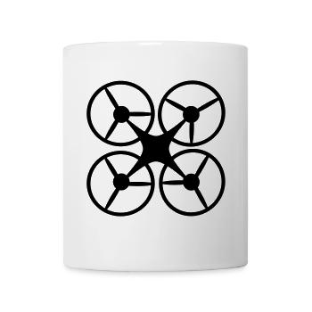 6061912 121684366 drone - Mug blanc - blanc - Devant