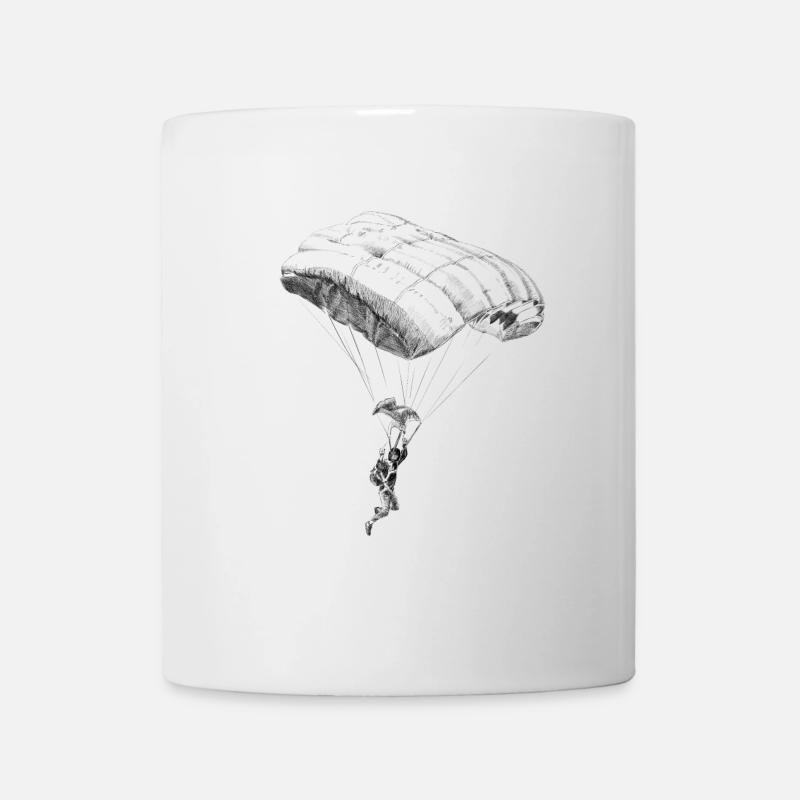 parachuting - Mug - white