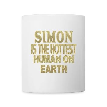 Simon - Tasse - Weiß - Vorne