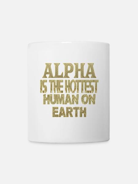 alpha - Mug - white