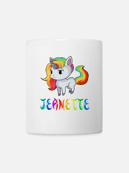 Jeanette Einhorn - Tasse - Weiß