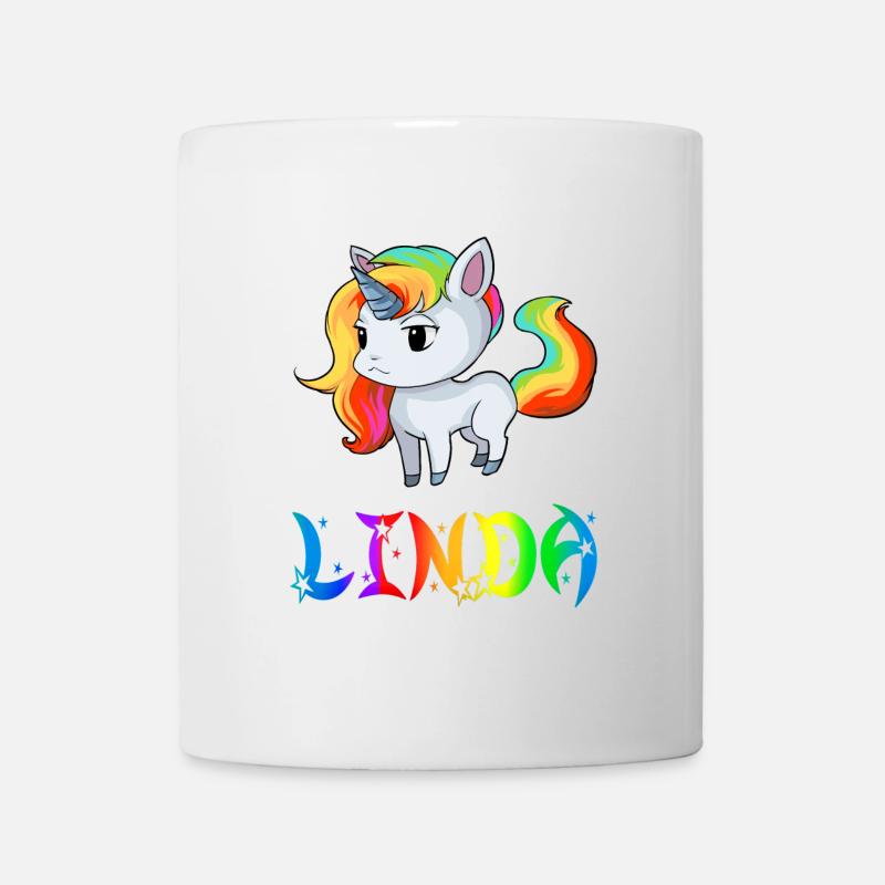 Linda Einhorn - Tasse - Weiß