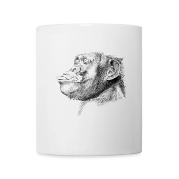 Monkey - Mug blanc - blanc - Devant